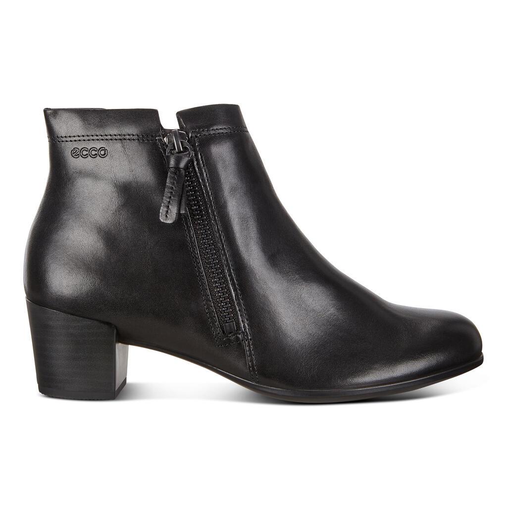 Ecco Shape 35 Womens Ankle Boots In Black Online - India QYX-480175